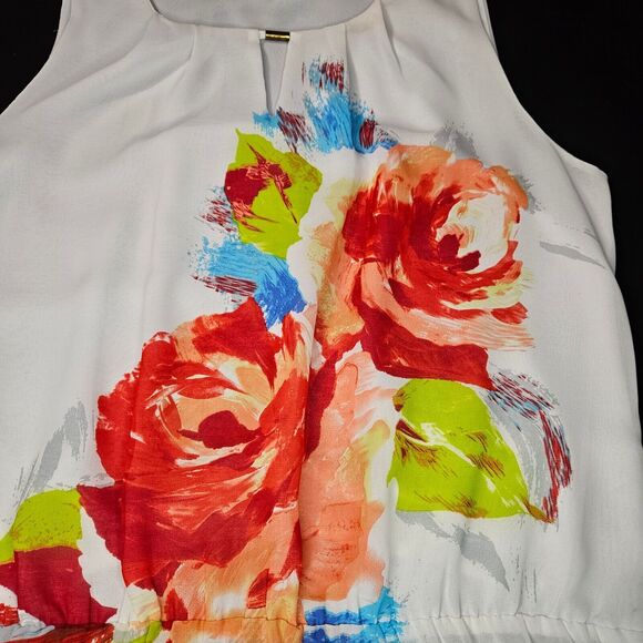 Nue Options Womens Blouse Multi-Color Size Large 100% Polyester Stretch Pullover - Picture 8 of 12